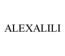 ALEXALILI trademark
