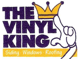 THE VINYL KING SIDING WINDOWS ROOFING trademark
