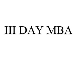 III DAY MBA trademark