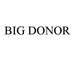 BIG DONOR trademark