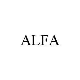 ALFA trademark