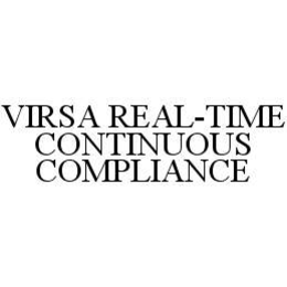 VIRSA REAL-TIME CONTINUOUS COMPLIANCE trademark