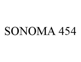 SONOMA 454 trademark