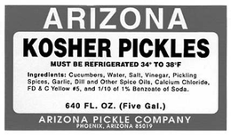 ARIZONA PICKLE COMPANY trademark