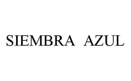 SIEMBRA AZUL trademark