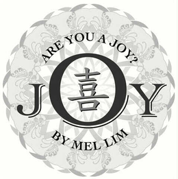 JOY BY MEL LIM ARE YOU A JOY? trademark