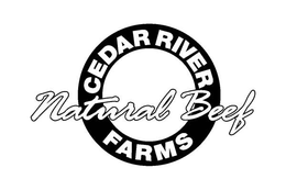 CEDAR RIVER FARMS NATURAL BEEF trademark