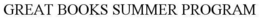 GREAT BOOKS SUMMER PROGRAM trademark