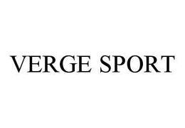 VERGE SPORT trademark