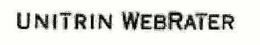 UNITRIN WEBRATER trademark