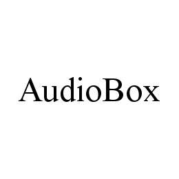 AUDIOBOX trademark