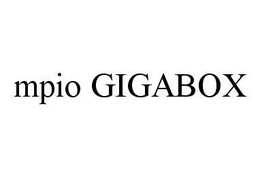MPIO GIGABOX trademark