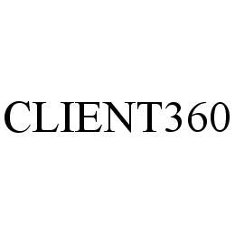 CLIENT360 trademark