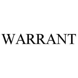 WARRANT trademark