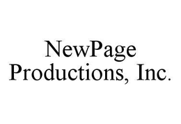 NEWPAGE PRODUCTIONS, INC. trademark
