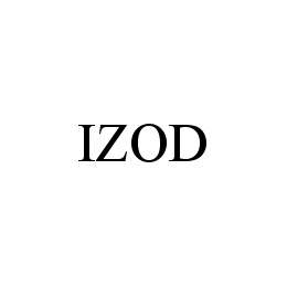 IZOD trademark