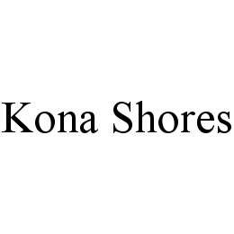 KONA SHORES trademark