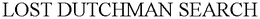 LOST DUTCHMAN SEARCH trademark