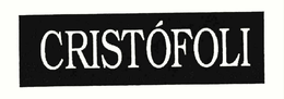 CRISTÓFOLI trademark