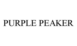PURPLE PEAKER trademark