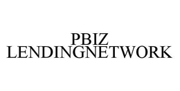 PBIZ LENDINGNETWORK trademark