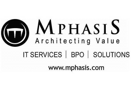 MPHASIS ARCHITECTING VALUE IT SERVICES BPO SOLUTIONS WWW. MPHASIS.COM trademark