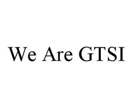 WE ARE GTSI trademark
