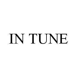 IN TUNE trademark