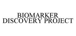 BIOMARKER DISCOVERY PROJECT trademark