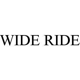WIDE RIDE trademark