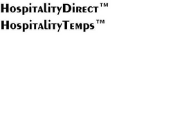 HOSPITALITY DIRECT HOSPITALITY TEMPS trademark