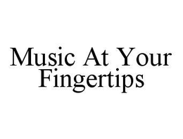 MUSIC AT YOUR FINGERTIPS trademark