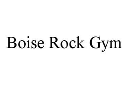 BOISE ROCK GYM trademark