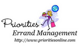 PRIORITIES ERRAND MANAGEMENT HTTP: // WWW. PRIORITIESONLINE.COM trademark