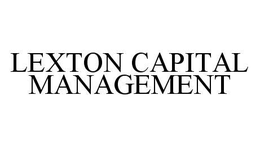 LEXTON CAPITAL MANAGEMENT trademark