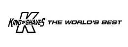 K KING OF SHAVES THE WORLD'S BEST trademark