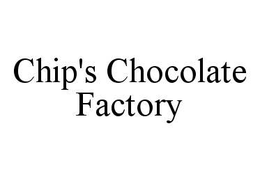 CHIP'S CHOCOLATE FACTORY trademark
