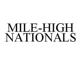 MILE-HIGH NATIONALS trademark
