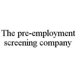 THE PRE-EMPLOYMENT SCREENING COMPANY trademark