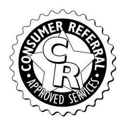 CONSUMER REFERRAL APPROVED SERVICES CR trademark