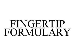 FINGERTIP FORMULARY trademark