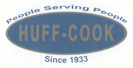 HUFF - COOK PEOPLE SERVING PEOPLE SINCE 1933 trademark