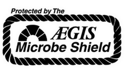 PROTECTED BY THE AEGIS MICROBE SHIELD trademark