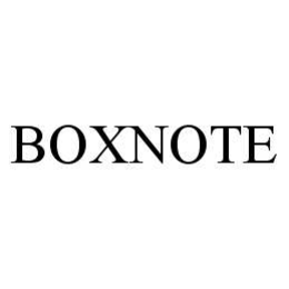 BOXNOTE trademark