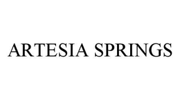 ARTESIA SPRINGS trademark