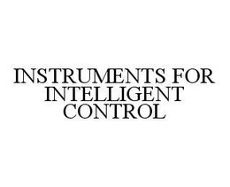 INSTRUMENTS FOR INTELLIGENT CONTROL trademark