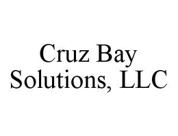 CRUZ BAY SOLUTIONS, LLC trademark