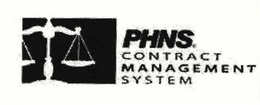 PHNS CONTRACT MANAGEMENT SYSTEM trademark