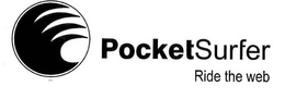 POCKETSURFER RIDE THE WEB trademark