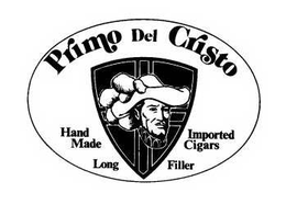 PRIMO DEL CRISTO HAND MADE LONG IMPORTED CIGARS FILLER trademark